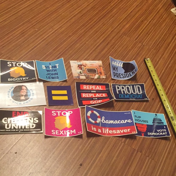 12 NWT democratic stickers - Picture 8 of 8